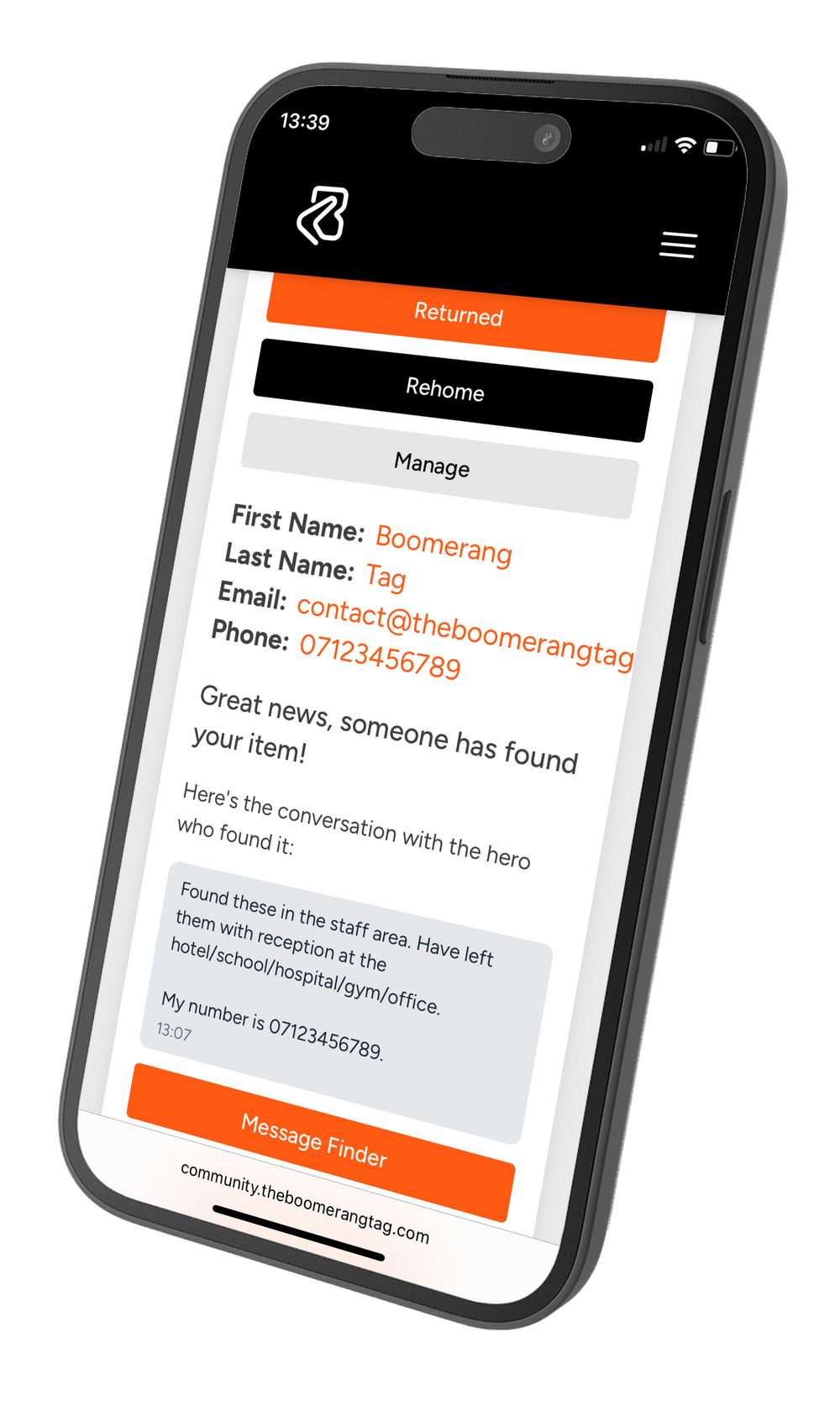 <h2>You choose what a finder sees</h2>