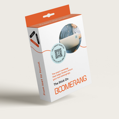 BoomerangTag®: the smart nametag that finds its way back.