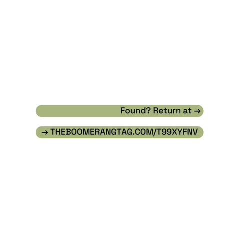 Personalised BoomerangTag®