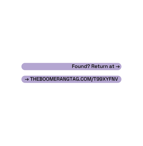 Personalised BoomerangTag®