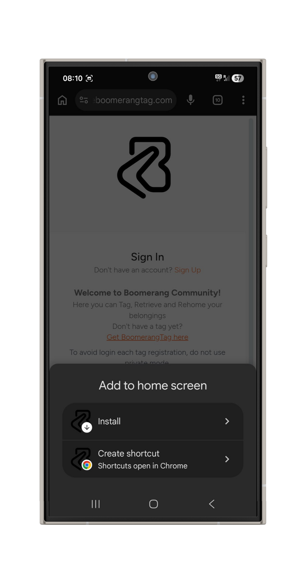 <h2>Install as a Web App on Android</h2>